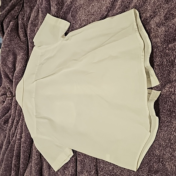 Boys crewcuts j crew short sleeve button down light cotton shirt white 10 - Picture 4 of 8